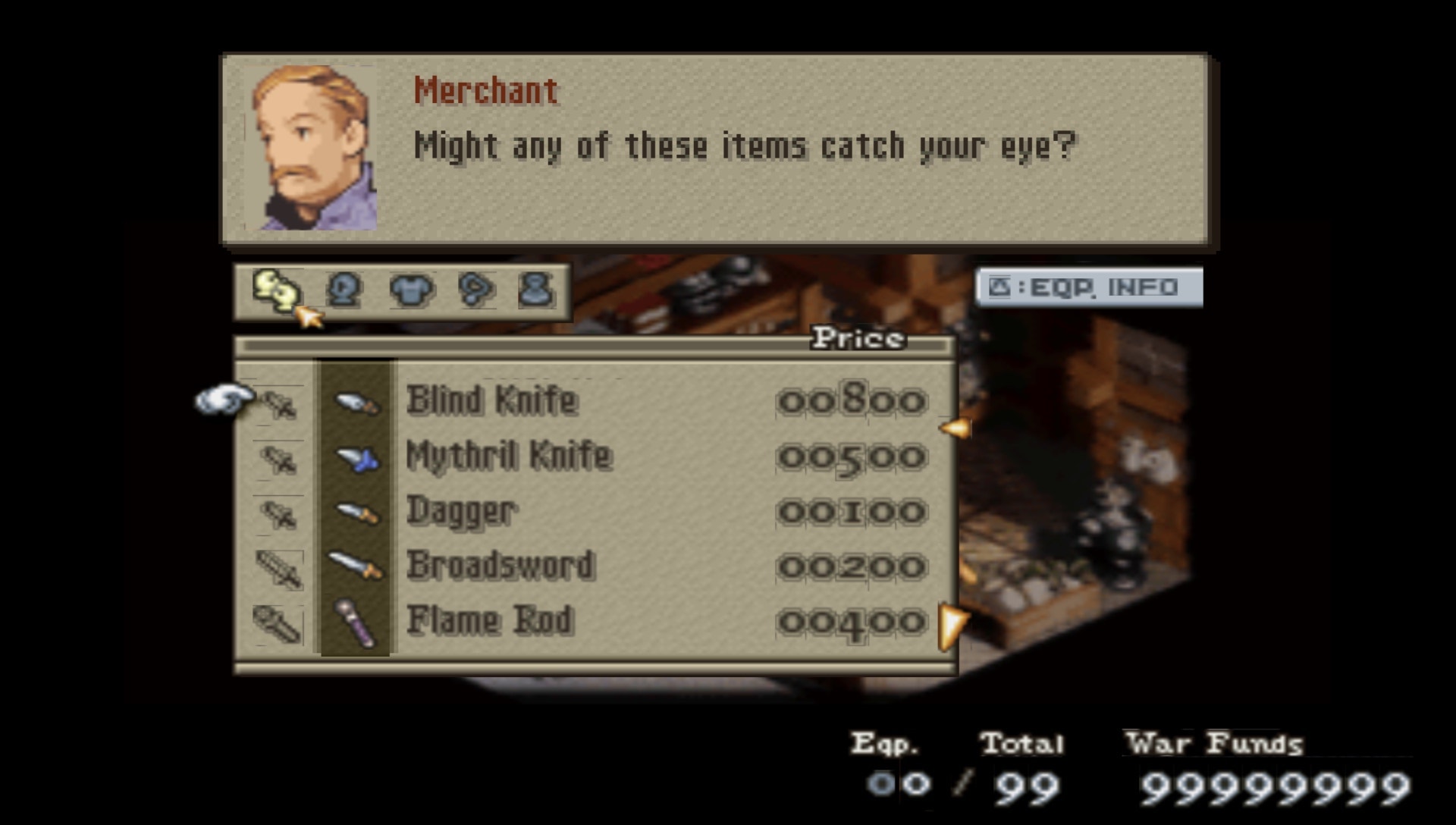 User screenshot of game