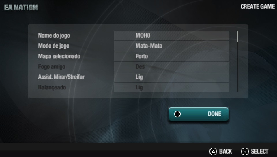 User screenshot of game
