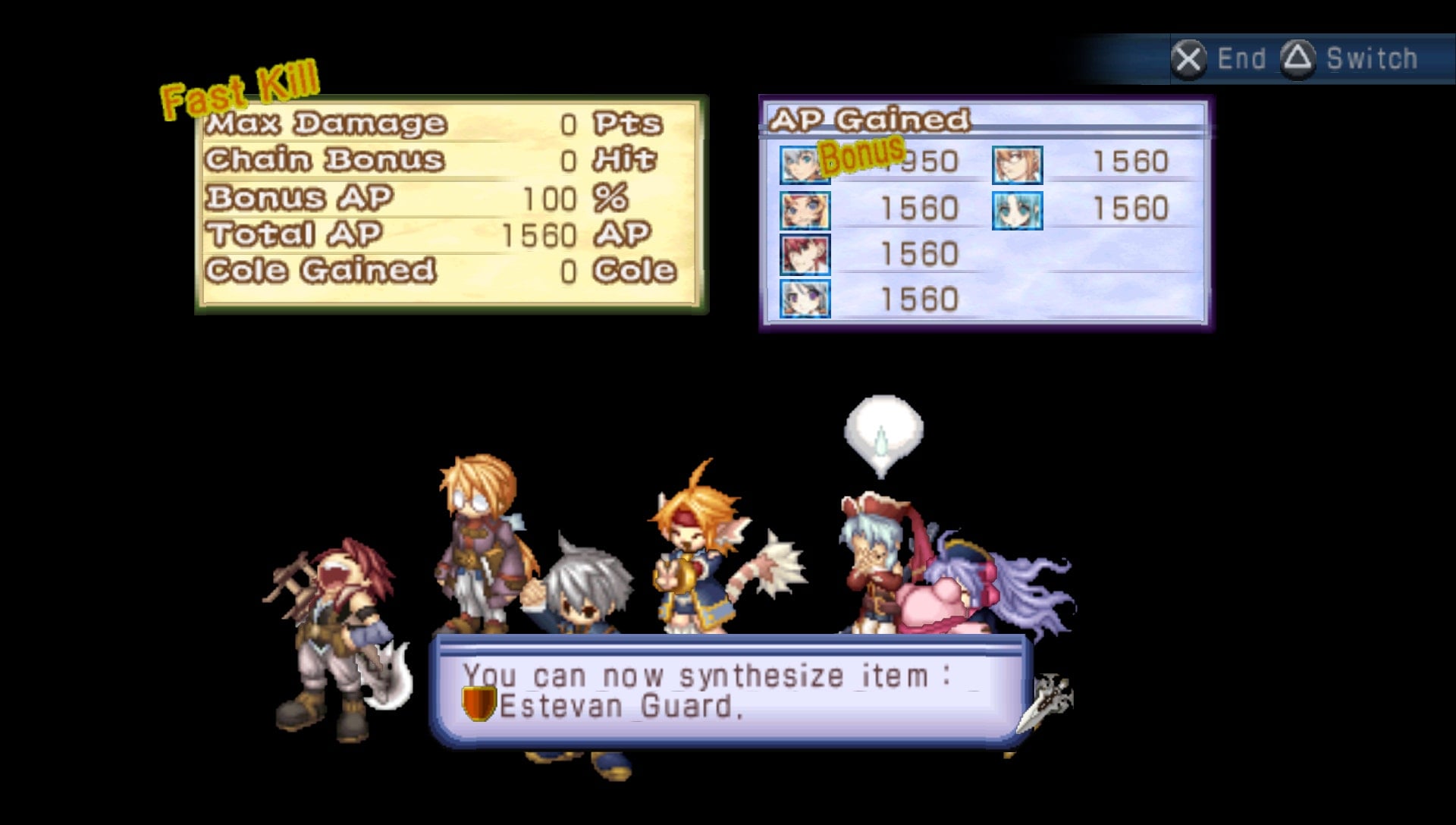 User screenshot of game