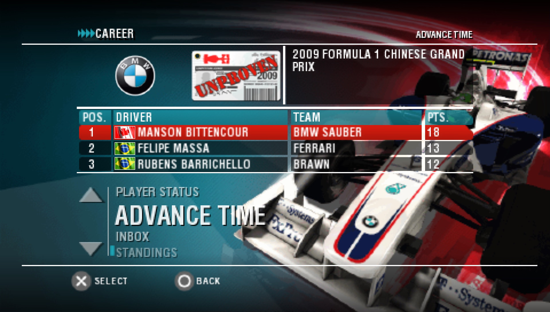 User screenshot of game