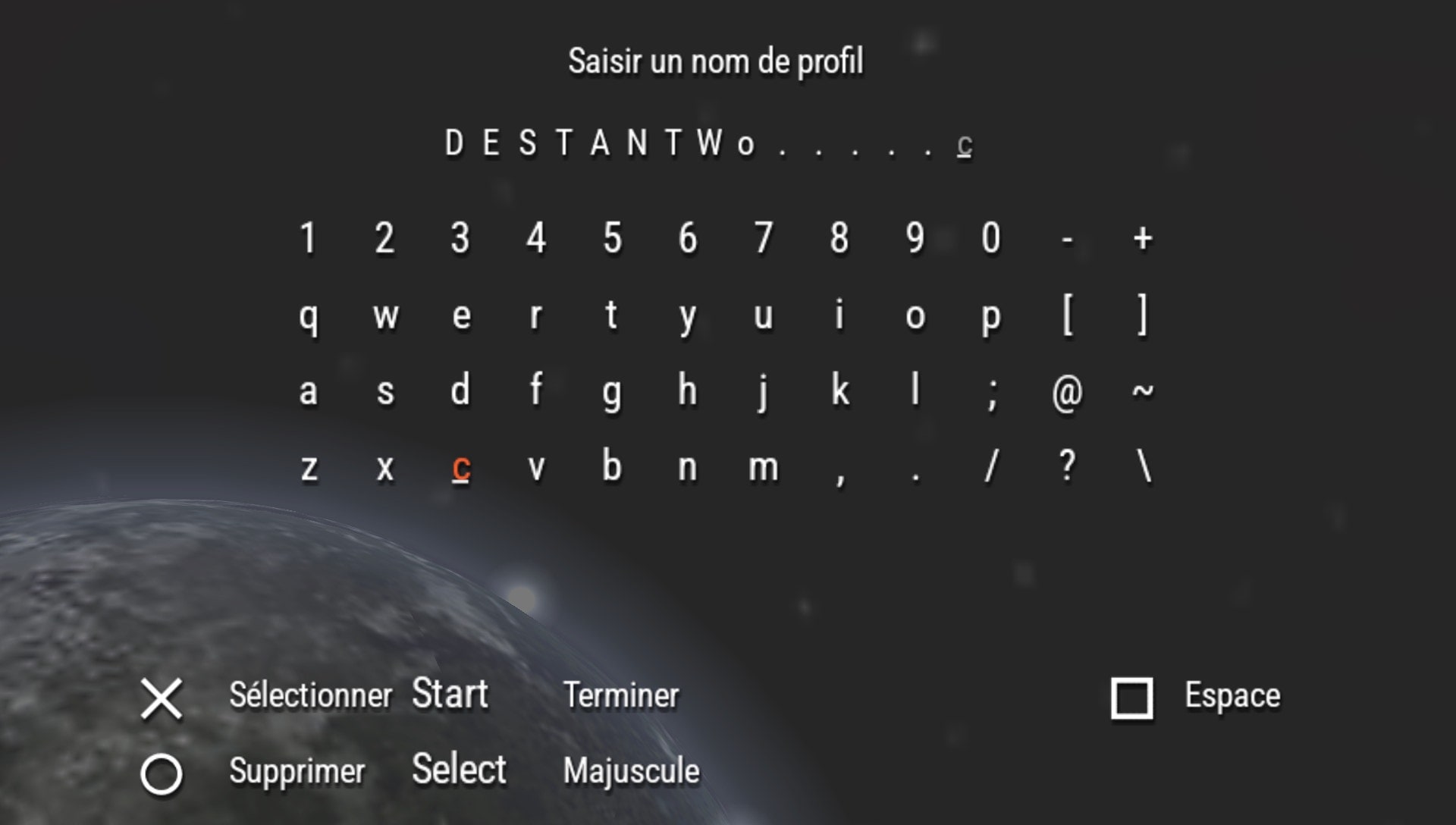 User screenshot of game
