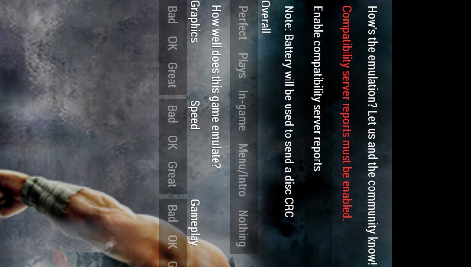 User screenshot of game