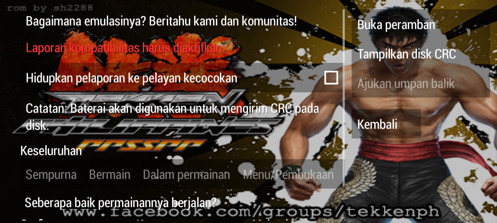 User screenshot of game