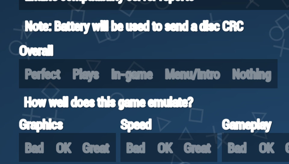 User screenshot of game