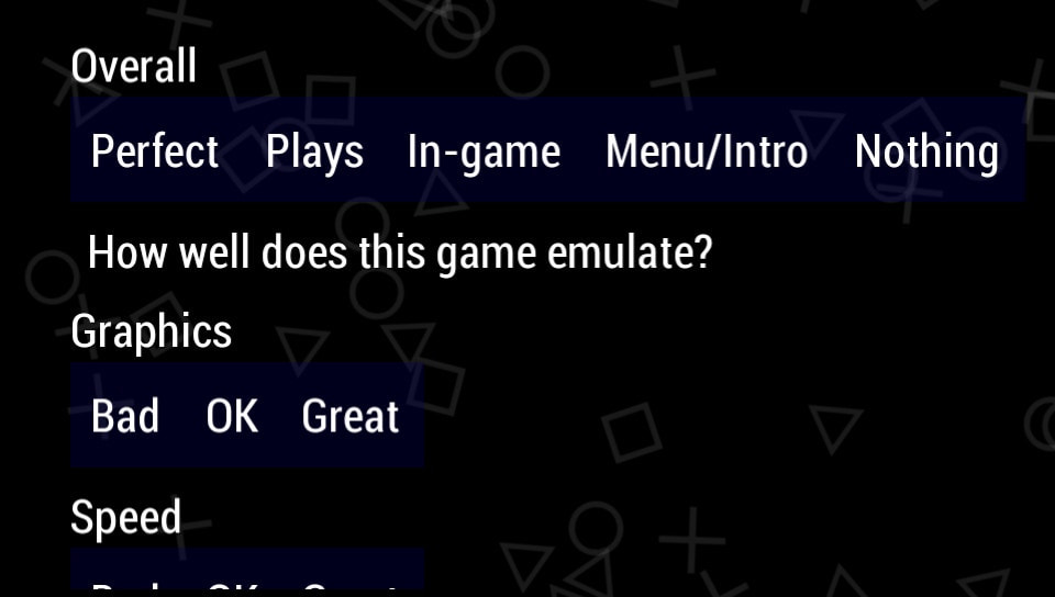User screenshot of game