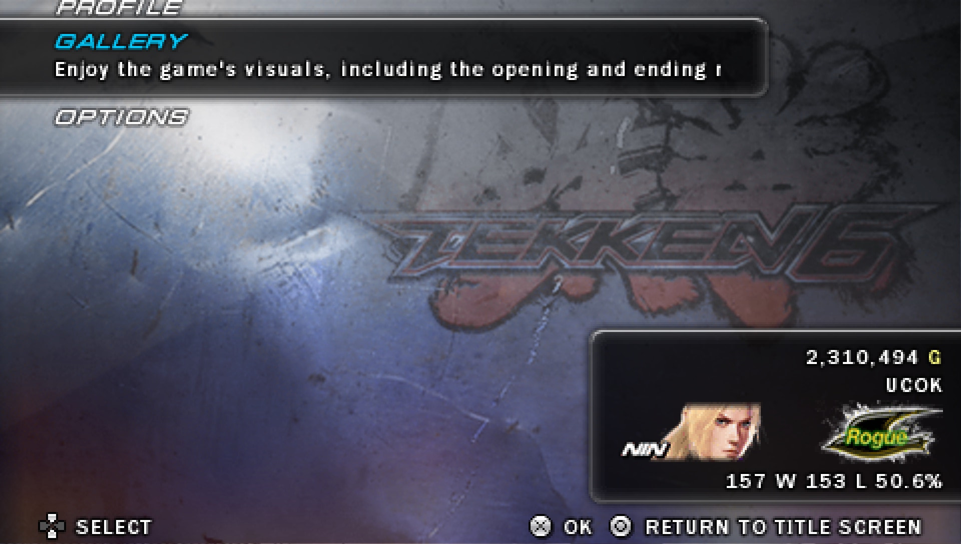 User screenshot of game