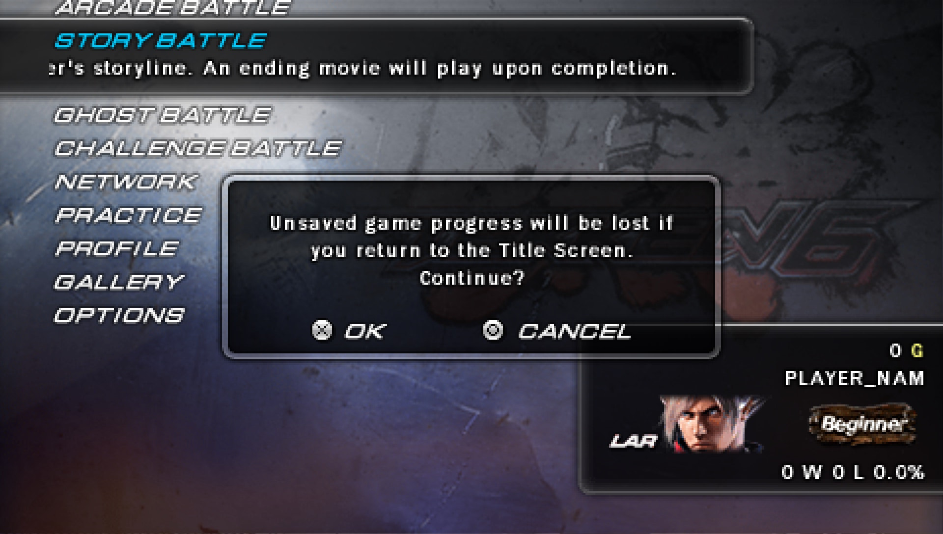 User screenshot of game