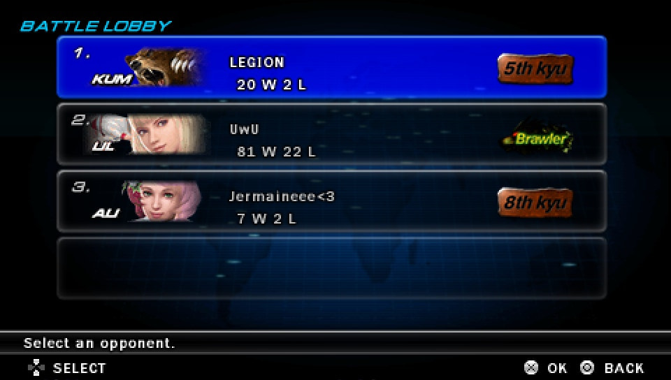 User screenshot of game
