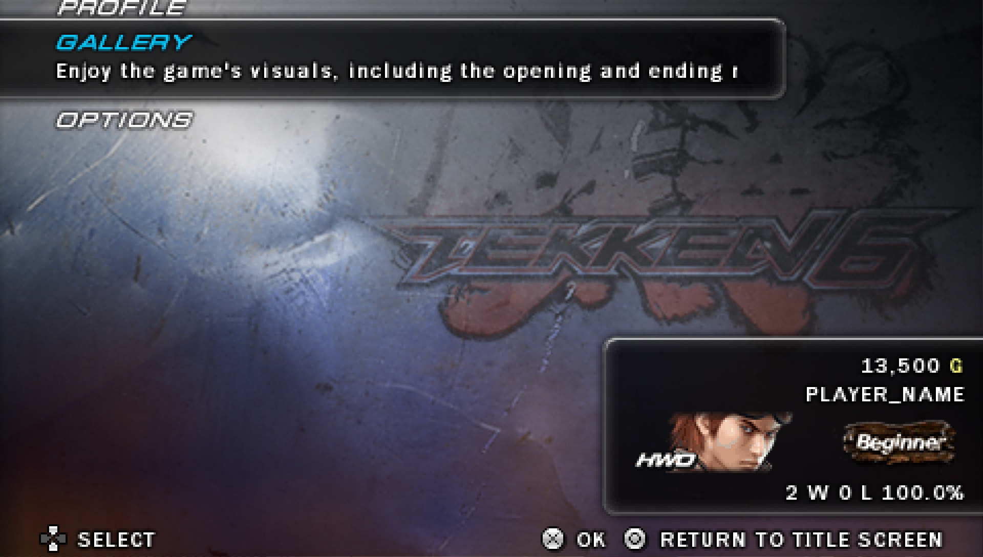 User screenshot of game