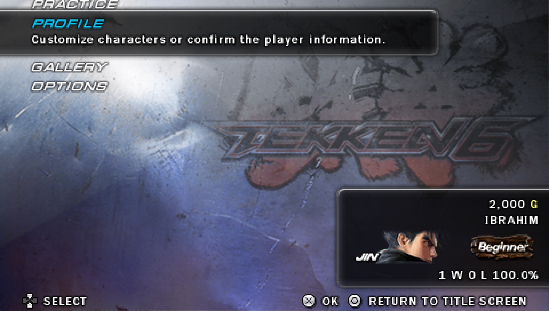 User screenshot of game