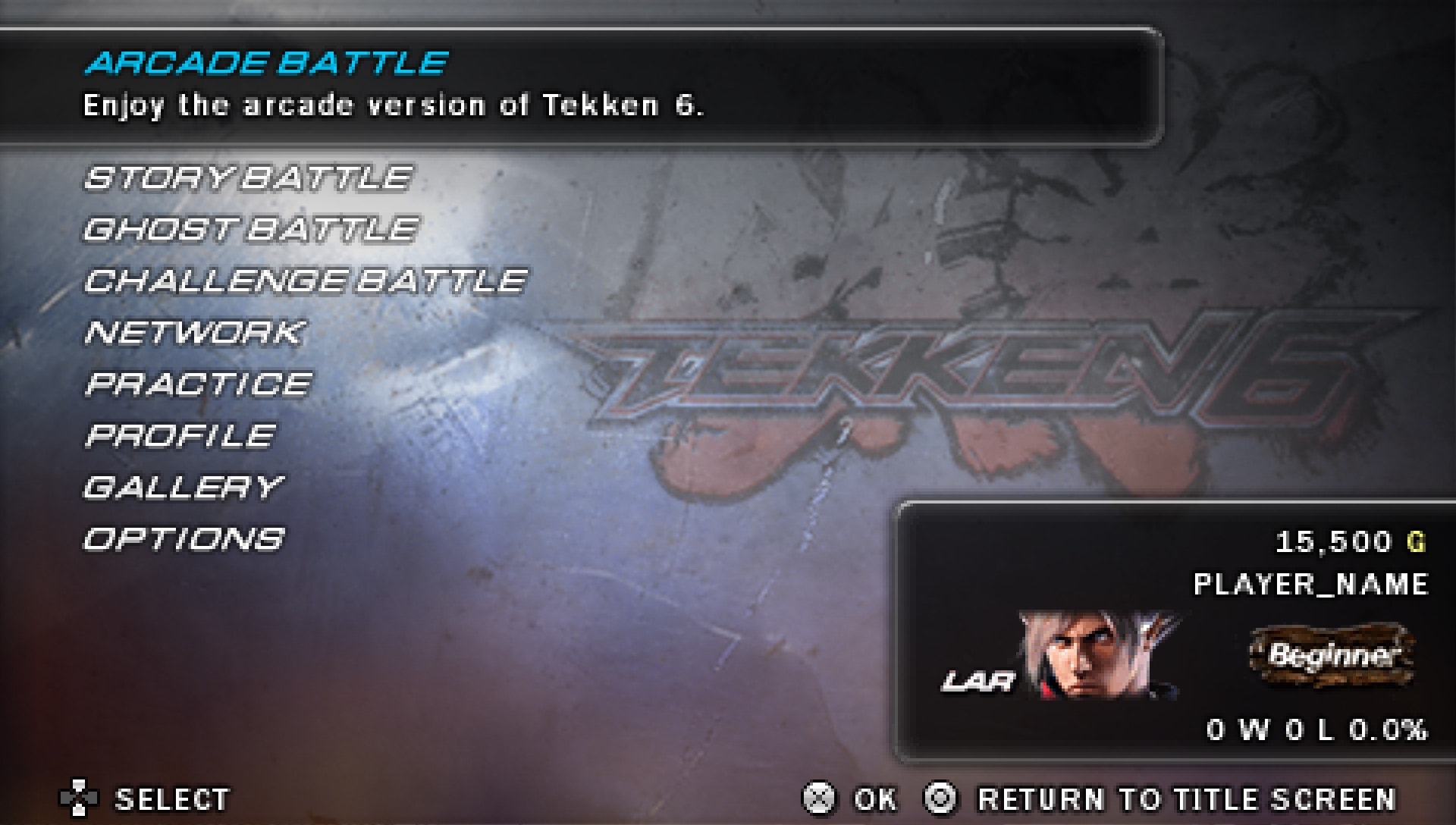 User screenshot of game