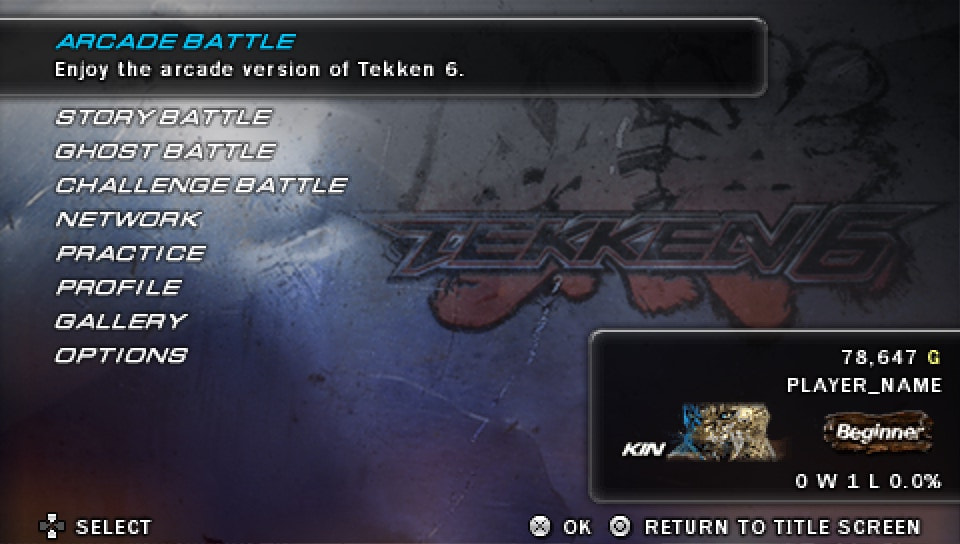 User screenshot of game