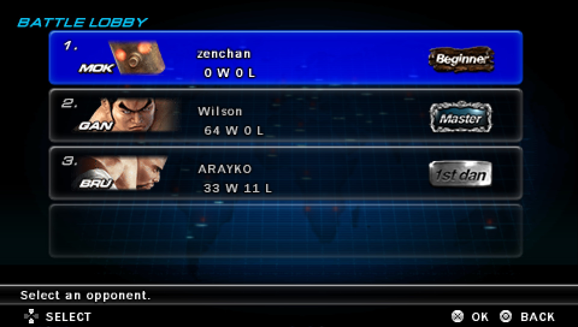 User screenshot of game