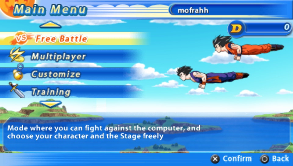 User screenshot of game