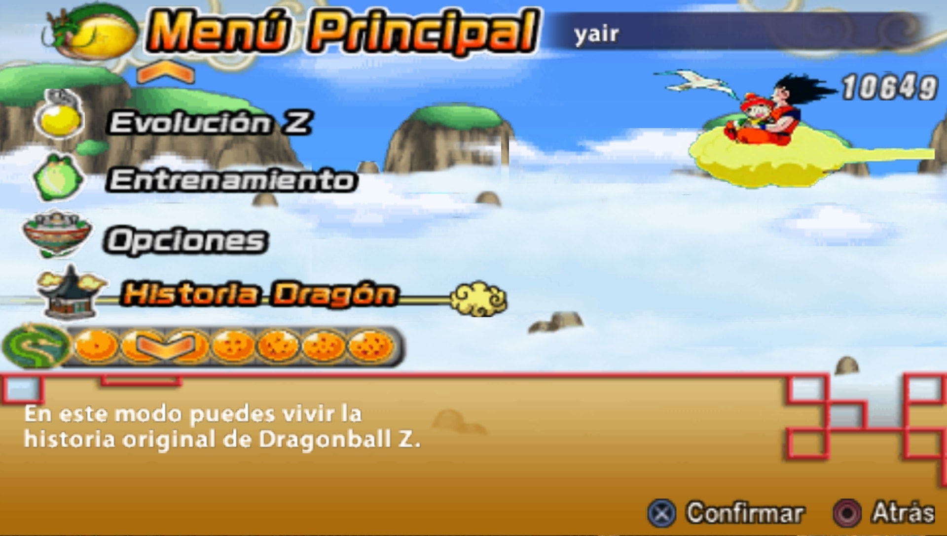 User screenshot of game