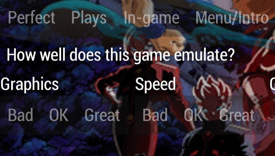 User screenshot of game