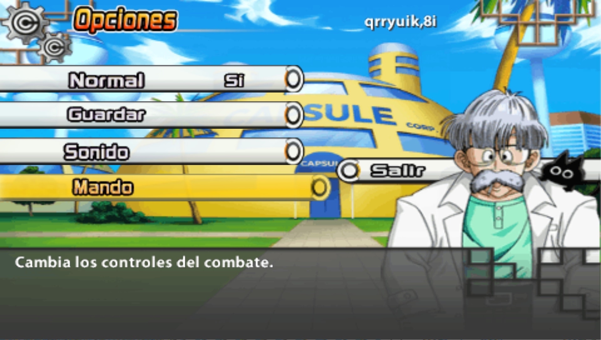 User screenshot of game