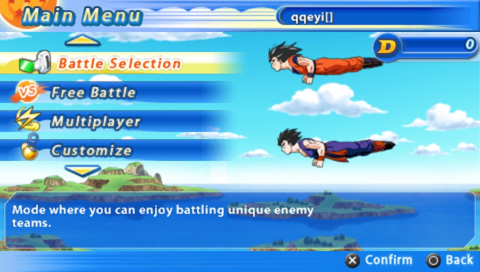 User screenshot of game