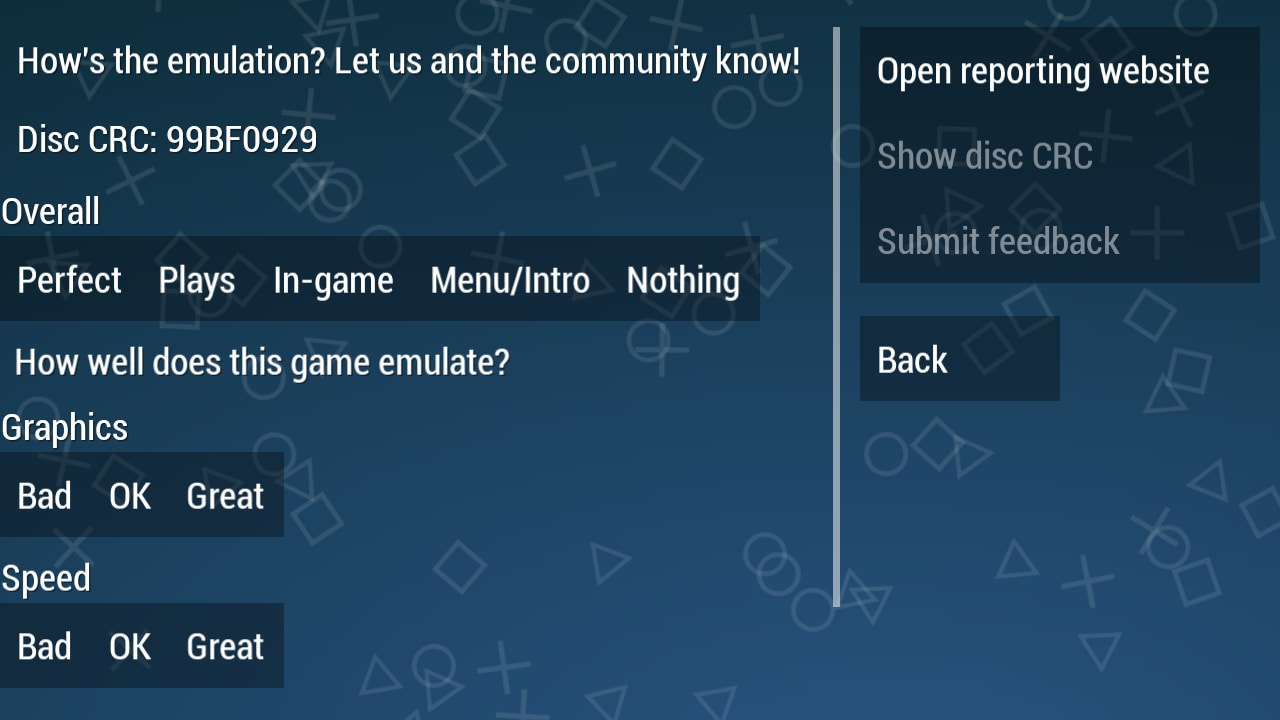 User screenshot of game