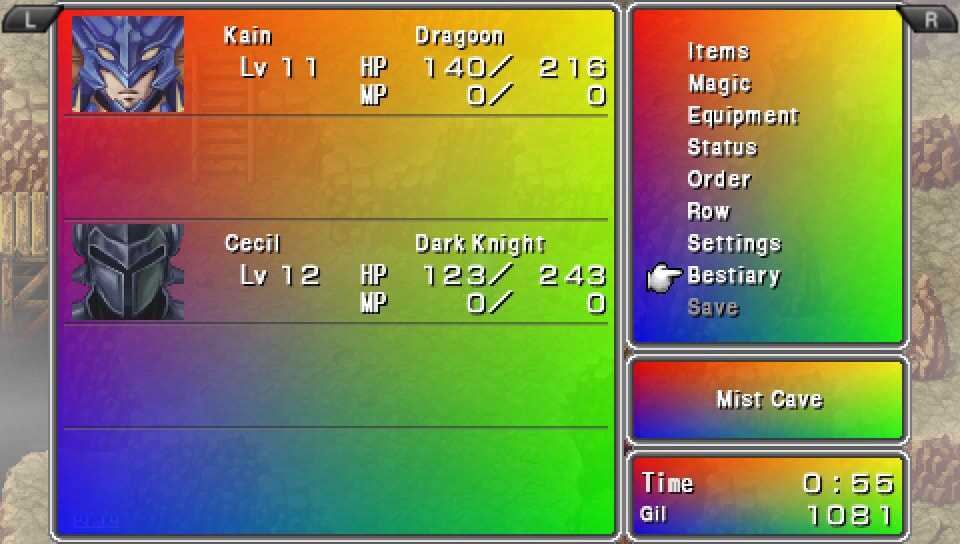 User screenshot of game