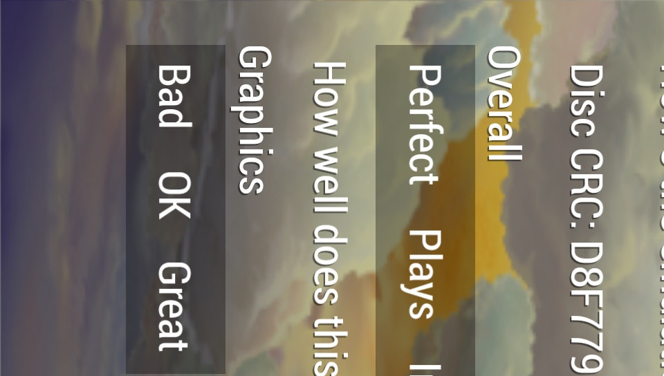 User screenshot of game