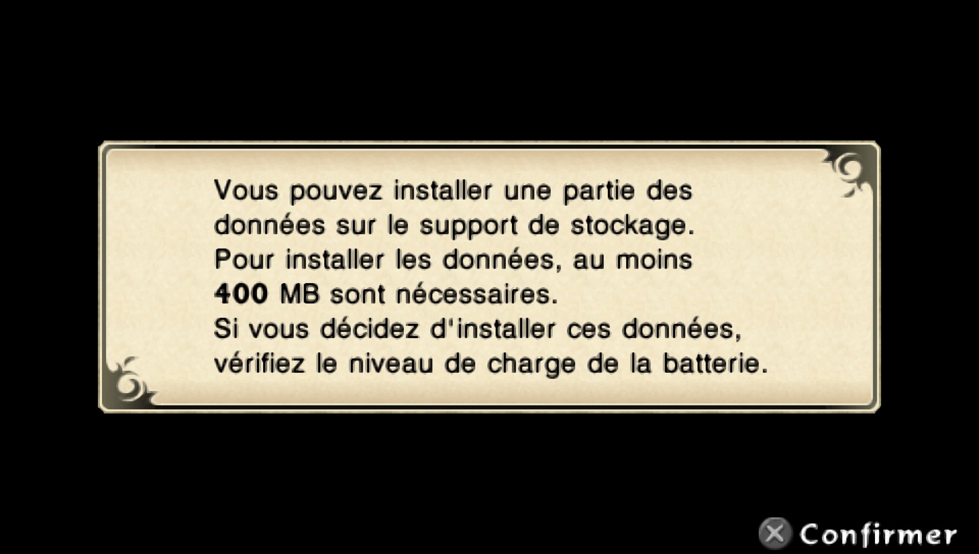 User screenshot of game