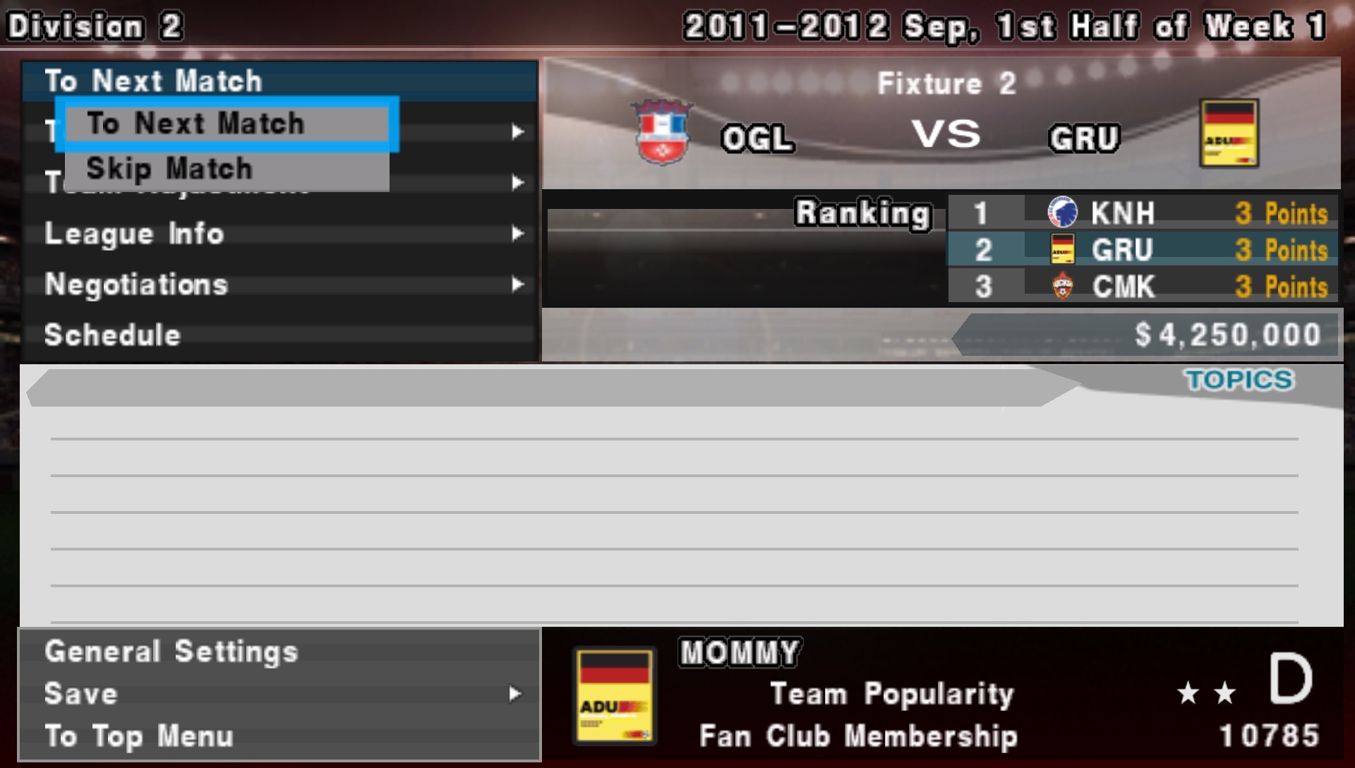 User screenshot of game