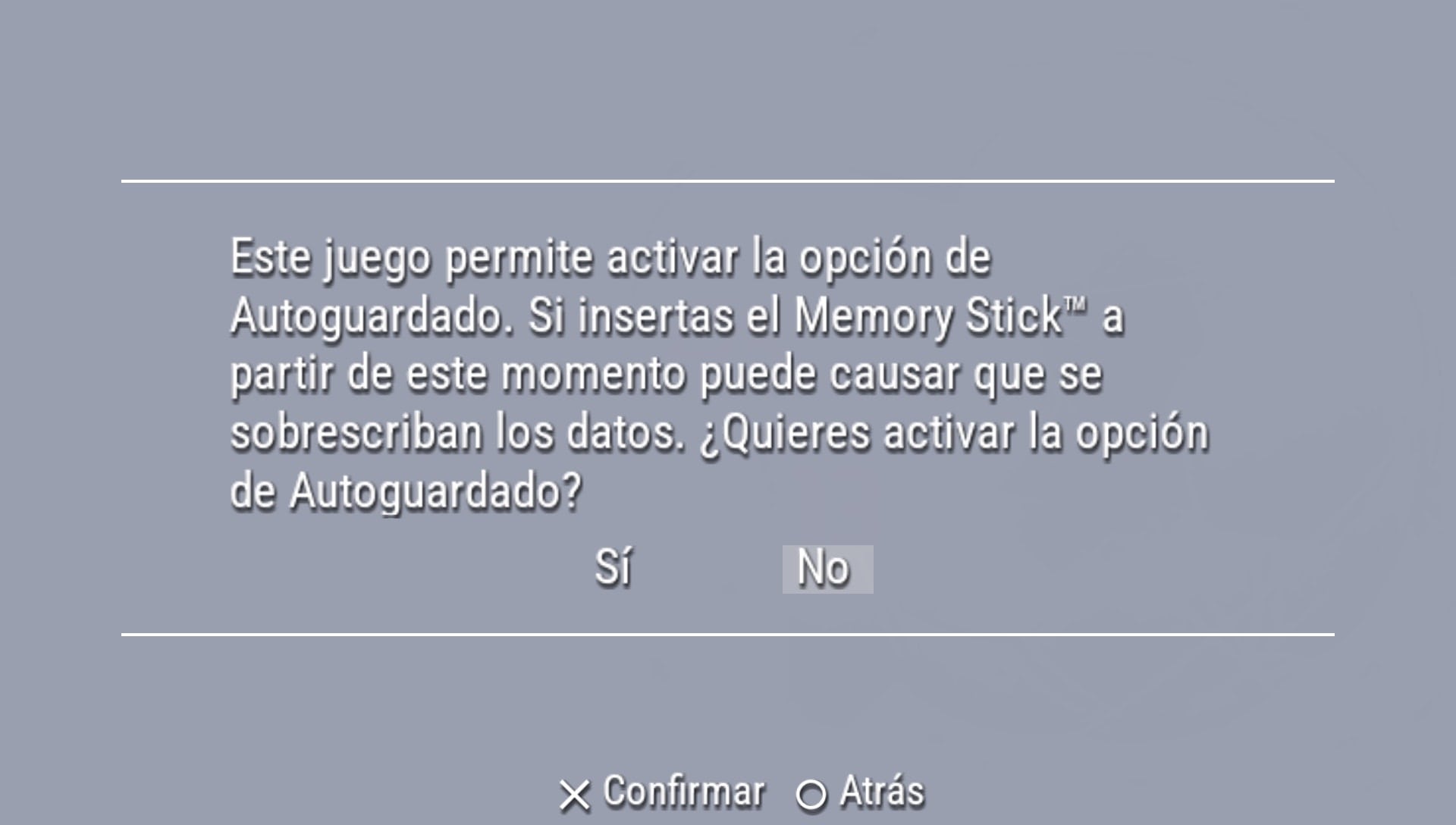 User screenshot of game