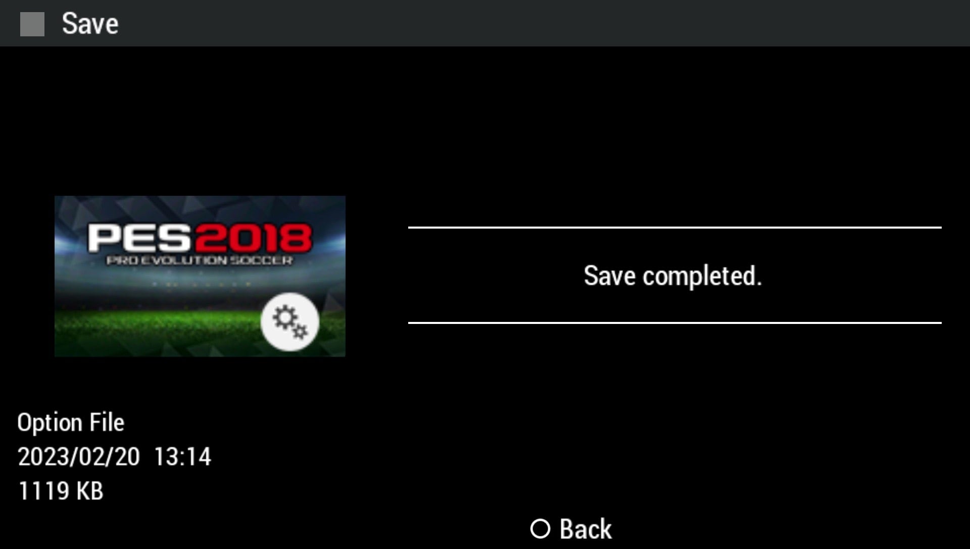 User screenshot of game