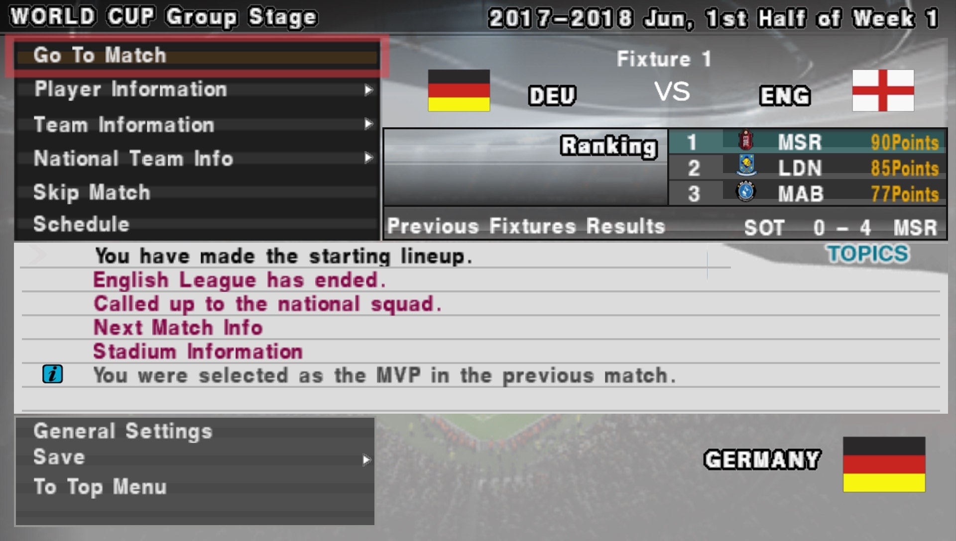 User screenshot of game
