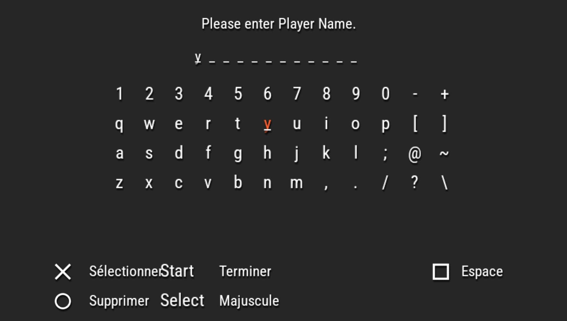 User screenshot of game
